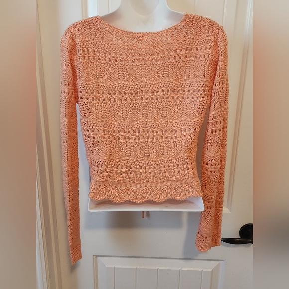 Ultra Flirt Juniors' Ruched Knit Sweater - For Macy's Size Small | Like New - Picture 5 of 6